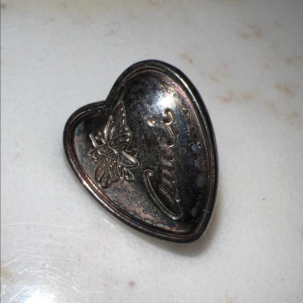 Gucci silver heart  Earrings